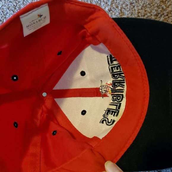 Terrible's Casino Hat Las Vegas Cap Adjustable Red Black Snapback Monarch - Picture 2 of 5
